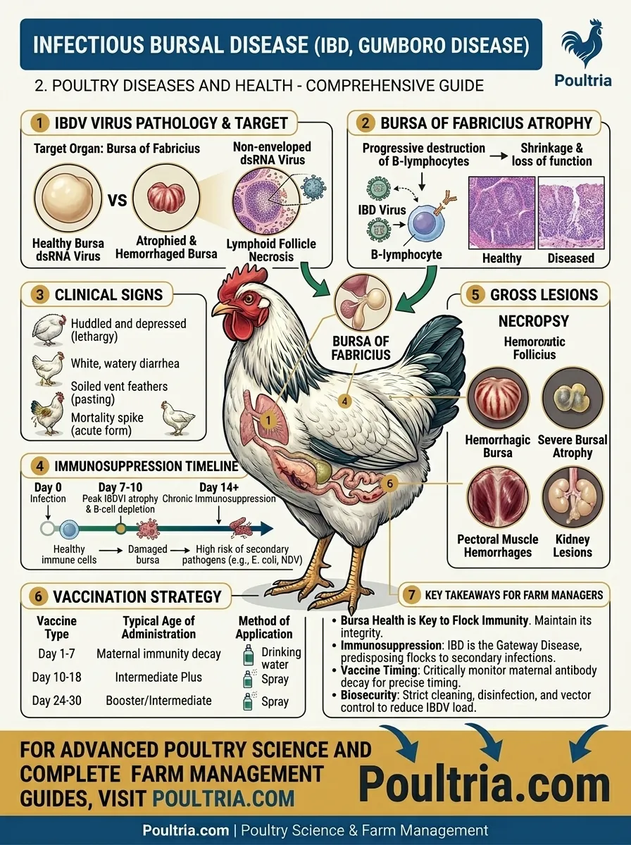 Infectious Bursal Disease (Gumboro) scientific poster breakdown