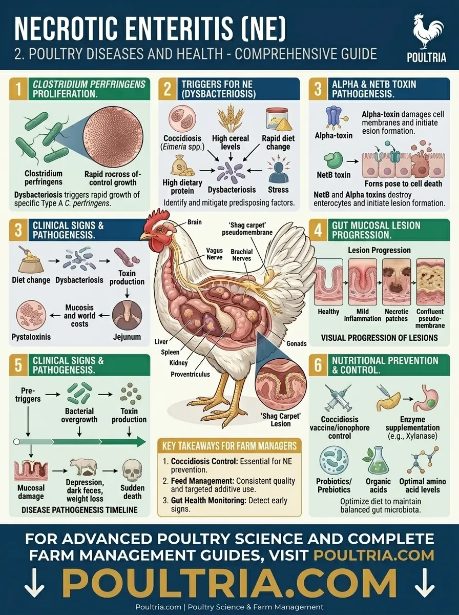 Necrotic Enteritis (C. perfringens) scientific poster breakdown