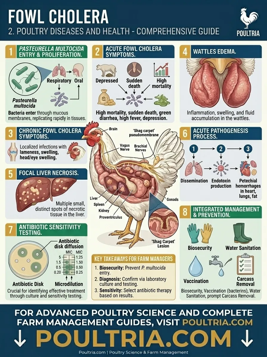 Fowl Cholera (P. multocida) scientific poster breakdown